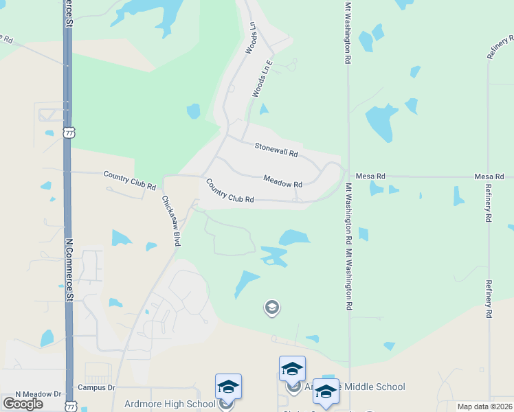 map of restaurants, bars, coffee shops, grocery stores, and more near 212 Country Club Road in Ardmore