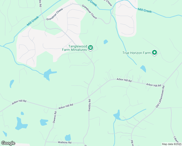 map of restaurants, bars, coffee shops, grocery stores, and more near 1505 Gaddis Rd in Canton