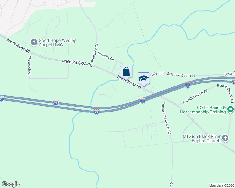 map of restaurants, bars, coffee shops, grocery stores, and more near 595 Black River Road in Camden