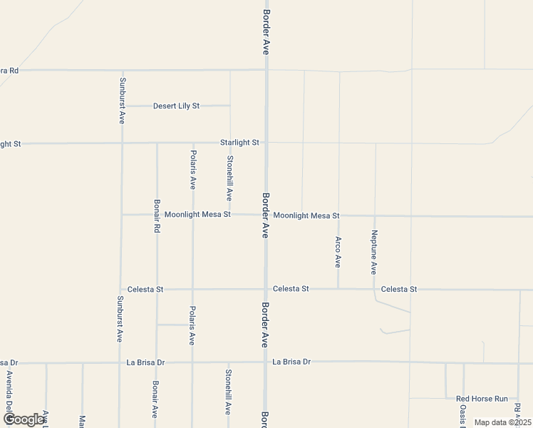 map of restaurants, bars, coffee shops, grocery stores, and more near 2110 Border Avenue in Joshua Tree