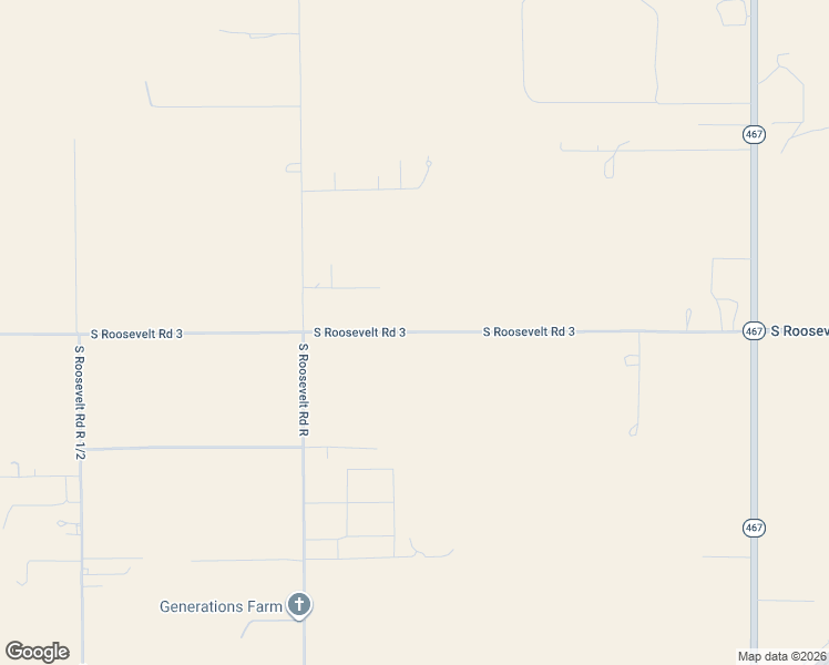 map of restaurants, bars, coffee shops, grocery stores, and more near 1765 South Roosevelt Road 3 in Portales