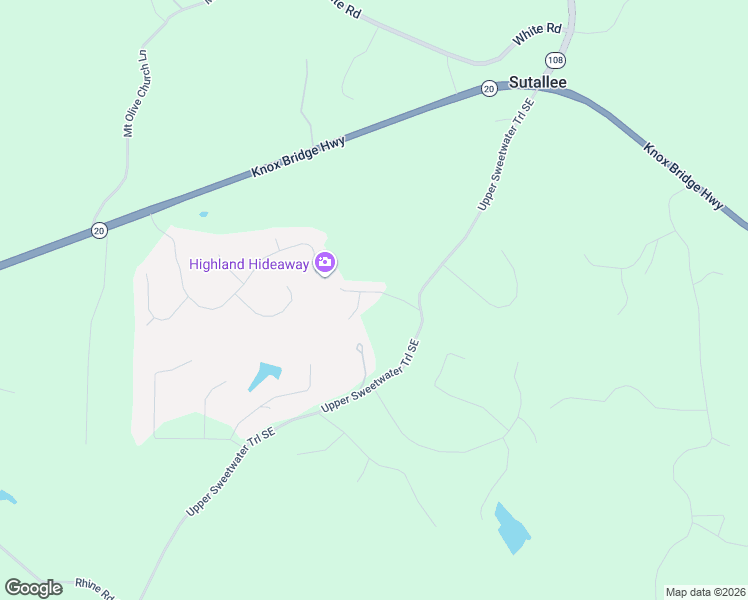 map of restaurants, bars, coffee shops, grocery stores, and more near 2289 Upper Sweetwater Trail in White