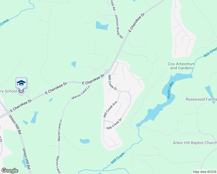 map of restaurants, bars, coffee shops, grocery stores, and more near 402 Avery Court in Canton