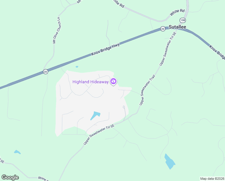 map of restaurants, bars, coffee shops, grocery stores, and more near 146 Highland View Pass in White