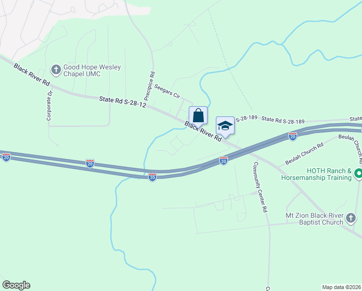 map of restaurants, bars, coffee shops, grocery stores, and more near 595 Black River Road in Camden