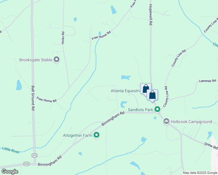 map of restaurants, bars, coffee shops, grocery stores, and more near 111 Birmingham Walk in Alpharetta