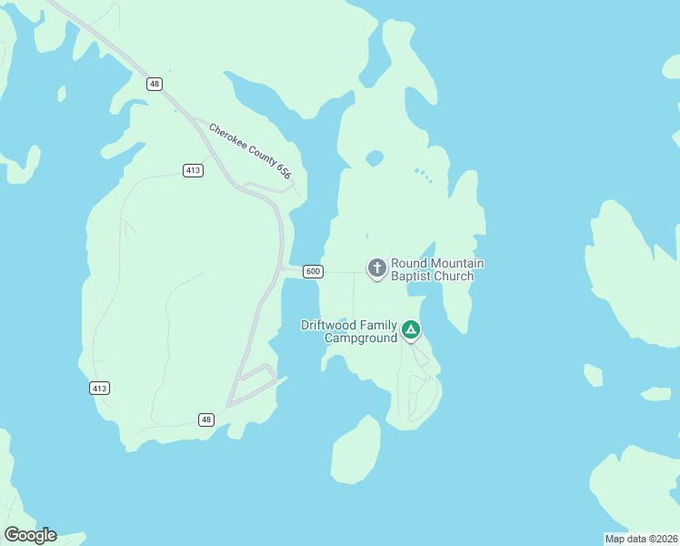 map of restaurants, bars, coffee shops, grocery stores, and more near 450 County Road 600 in Cedar Bluff