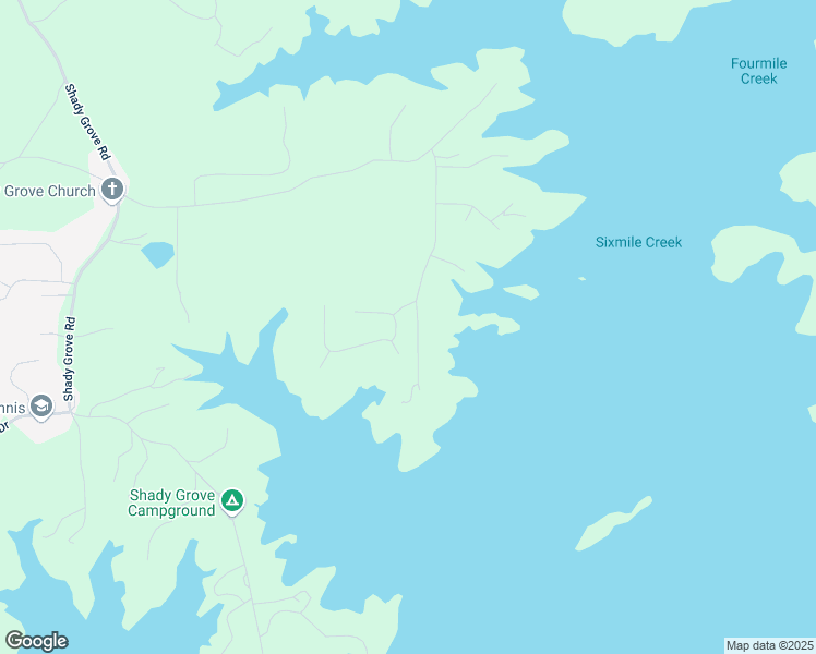 map of restaurants, bars, coffee shops, grocery stores, and more near 7625 Yacht Club Drive in Cumming