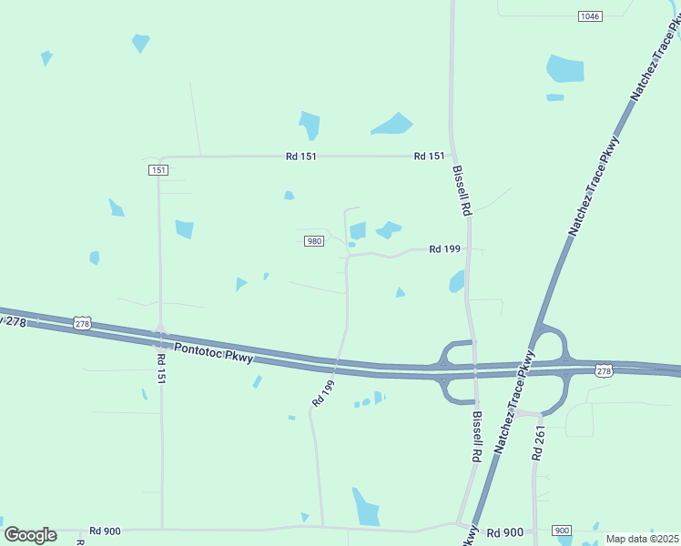map of restaurants, bars, coffee shops, grocery stores, and more near 179 County Road 199 in Tupelo