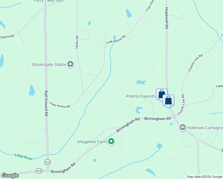 map of restaurants, bars, coffee shops, grocery stores, and more near 122 Birmingham Walk in Alpharetta