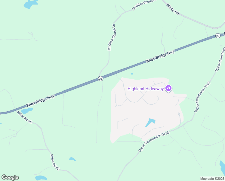 map of restaurants, bars, coffee shops, grocery stores, and more near 216 Oak Hollow Court in White