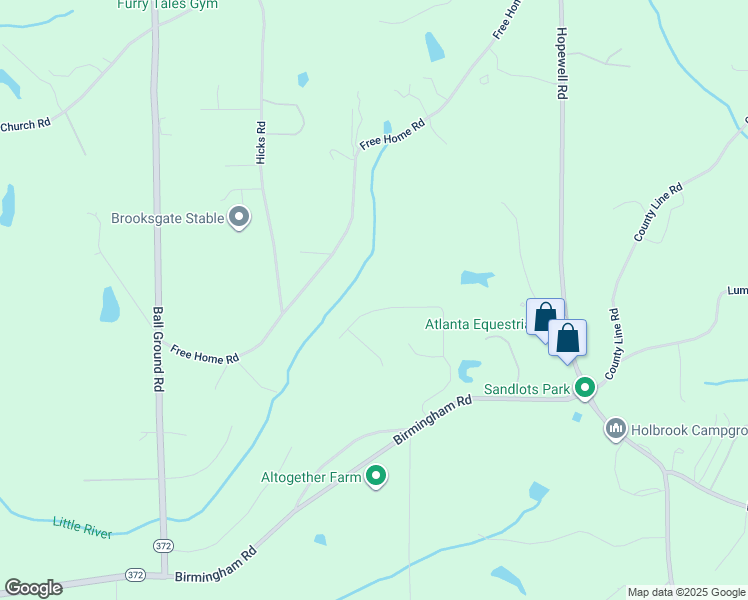 map of restaurants, bars, coffee shops, grocery stores, and more near 122 Birmingham Walk in Alpharetta