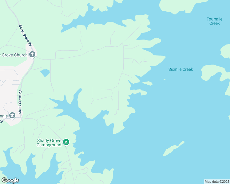 map of restaurants, bars, coffee shops, grocery stores, and more near 7625 Yacht Club Drive in Cumming