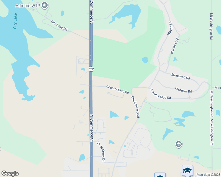 map of restaurants, bars, coffee shops, grocery stores, and more near 701 Country Club Road in Ardmore