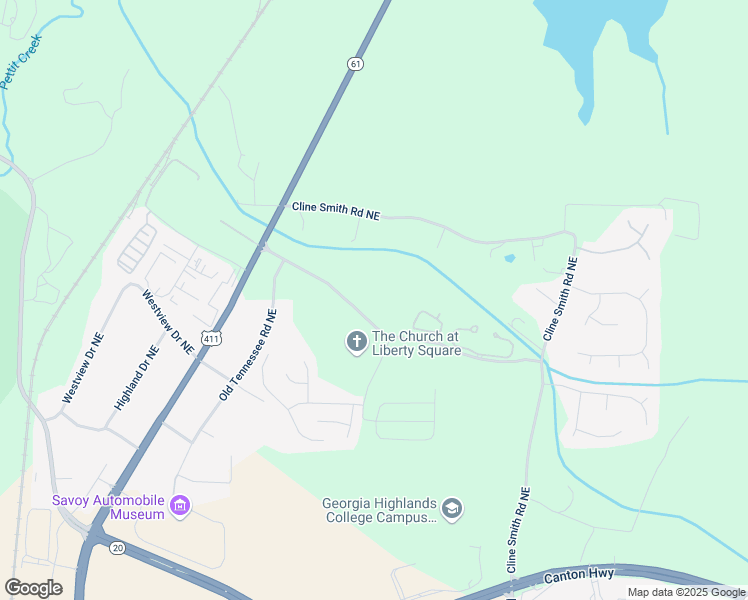 map of restaurants, bars, coffee shops, grocery stores, and more near in Cartersville