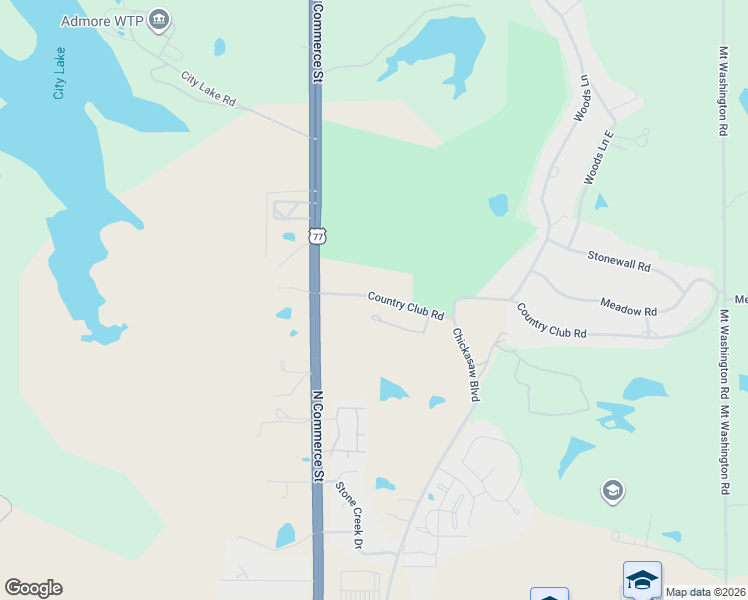 map of restaurants, bars, coffee shops, grocery stores, and more near 701 Country Club Road in Ardmore