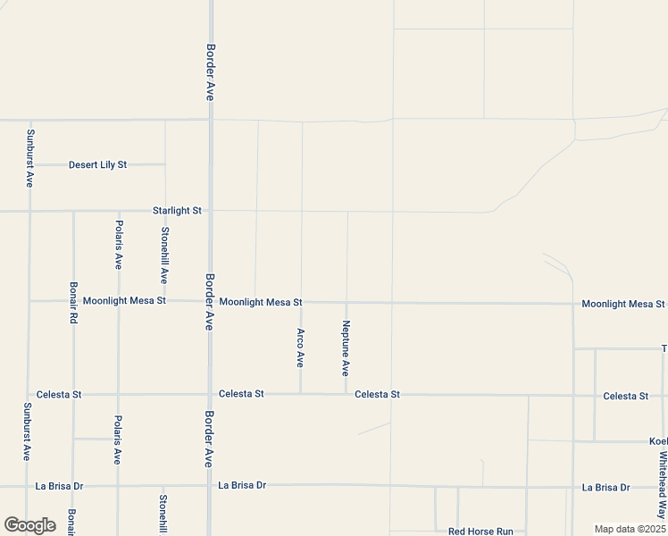 map of restaurants, bars, coffee shops, grocery stores, and more near 2020 Neptune Avenue in Joshua Tree