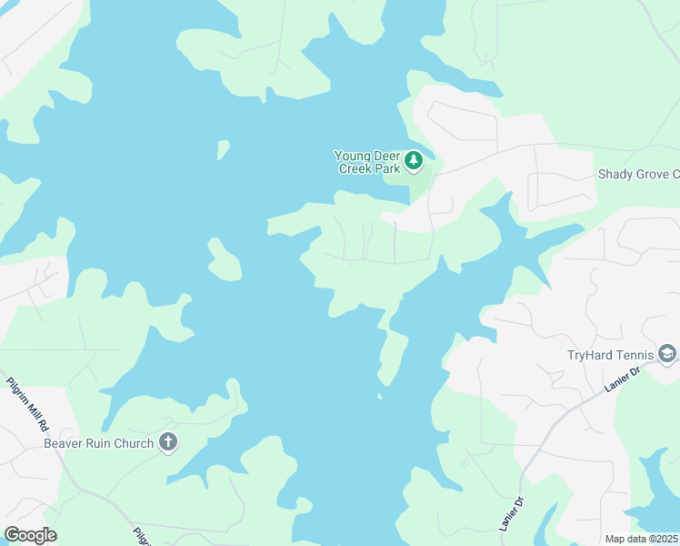 map of restaurants, bars, coffee shops, grocery stores, and more near 7565 Heard Road in Cumming