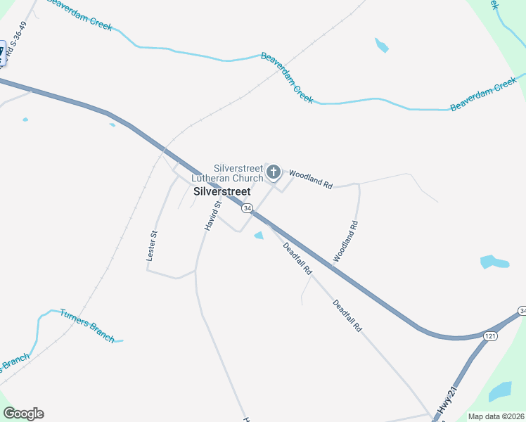 map of restaurants, bars, coffee shops, grocery stores, and more near 1009 Main Street in Silverstreet