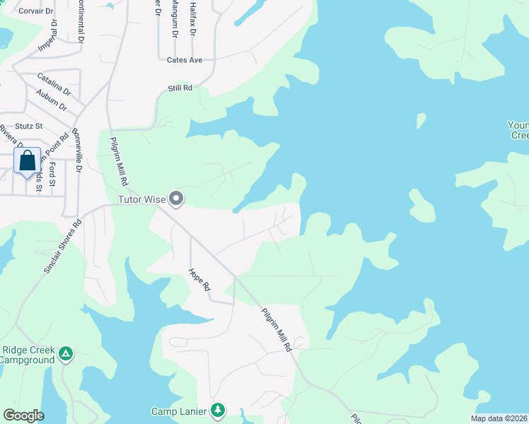 map of restaurants, bars, coffee shops, grocery stores, and more near 3725 T W Henderson Road in Cumming