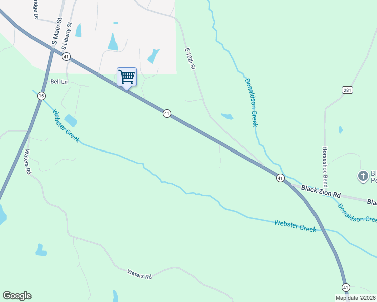 map of restaurants, bars, coffee shops, grocery stores, and more near in Pontotoc