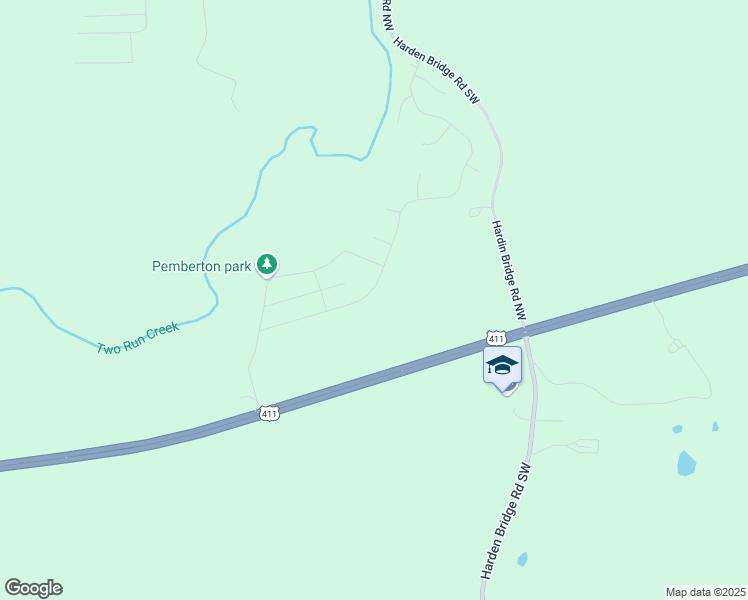 map of restaurants, bars, coffee shops, grocery stores, and more near 4581 U.S. 411 in Kingston