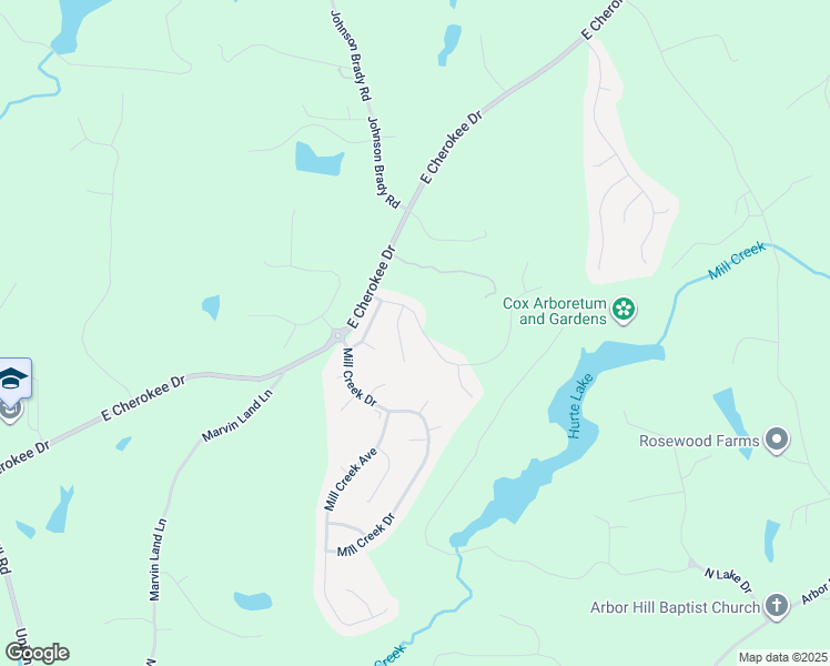 map of restaurants, bars, coffee shops, grocery stores, and more near 110 Little Shoals Drive in Canton