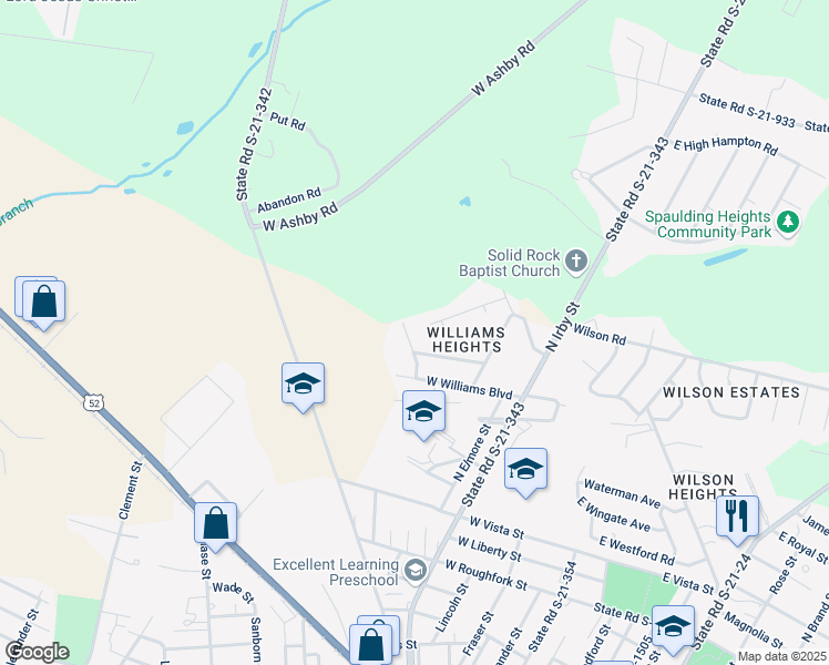 map of restaurants, bars, coffee shops, grocery stores, and more near 239 Lester Avenue in Florence