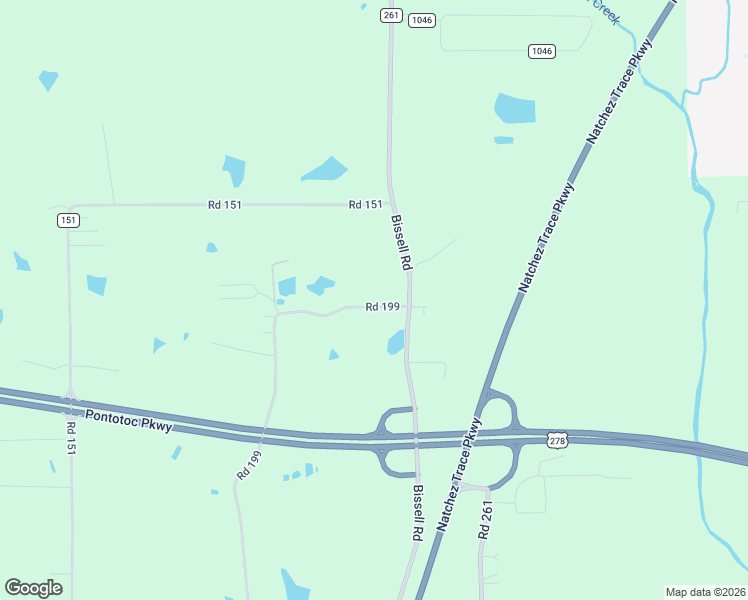 map of restaurants, bars, coffee shops, grocery stores, and more near 123 Road 199 in Tupelo