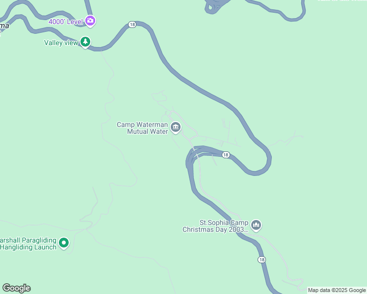 map of restaurants, bars, coffee shops, grocery stores, and more near 1816 Old Waterman Canyon Road in San Bernardino
