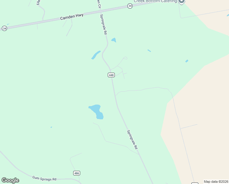 map of restaurants, bars, coffee shops, grocery stores, and more near 520 Springvale Road in Bishopville
