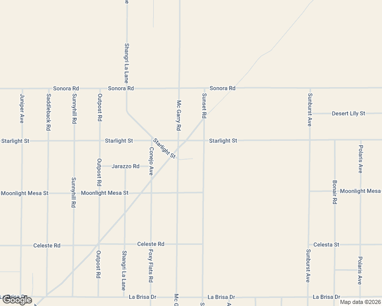 map of restaurants, bars, coffee shops, grocery stores, and more near 1974 Sunset Road in Joshua Tree