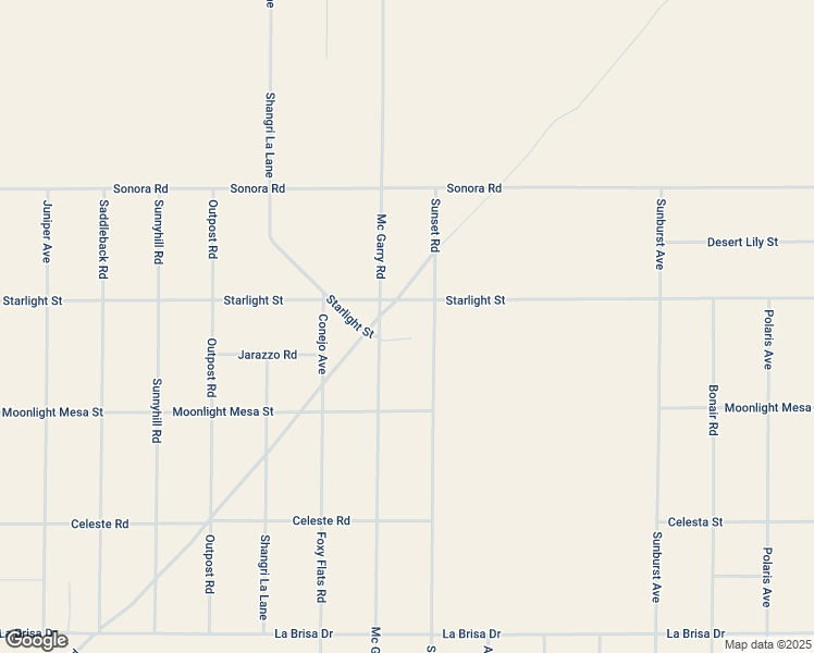 map of restaurants, bars, coffee shops, grocery stores, and more near 1974 Sunset Road in Joshua Tree