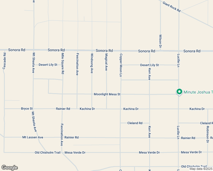 map of restaurants, bars, coffee shops, grocery stores, and more near Magical Avenue in San Bernardino County