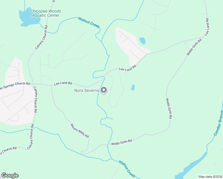 map of restaurants, bars, coffee shops, grocery stores, and more near Summer Creek Drive in Gainesville