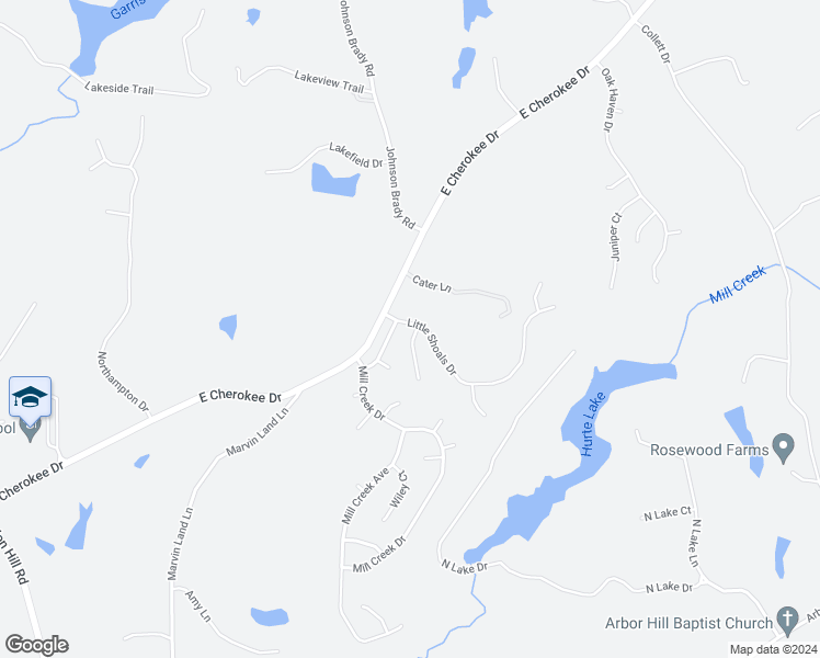 map of restaurants, bars, coffee shops, grocery stores, and more near 400 Pine Log Court in Canton
