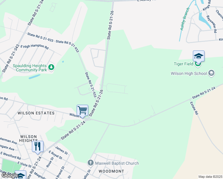 map of restaurants, bars, coffee shops, grocery stores, and more near 804 East Ventura Court in Florence