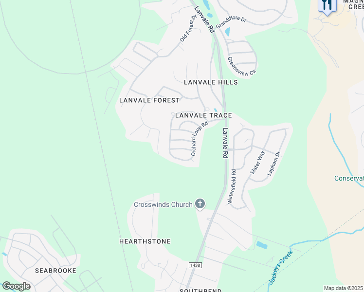 map of restaurants, bars, coffee shops, grocery stores, and more near 4120 Pine Brush Drive in Leland