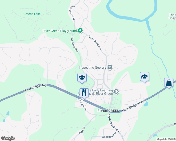 map of restaurants, bars, coffee shops, grocery stores, and more near 140 Jaime Drive in Canton
