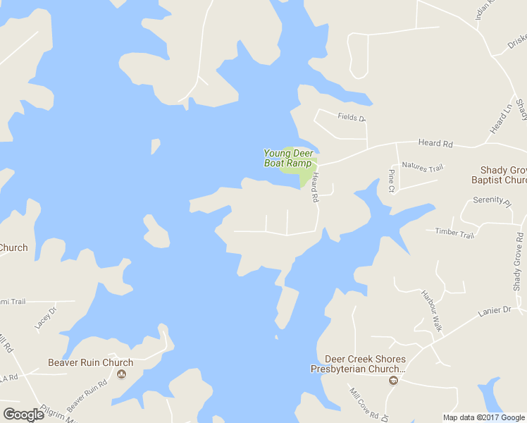 map of restaurants, bars, coffee shops, grocery stores, and more near 7530 Heard Road in Cumming