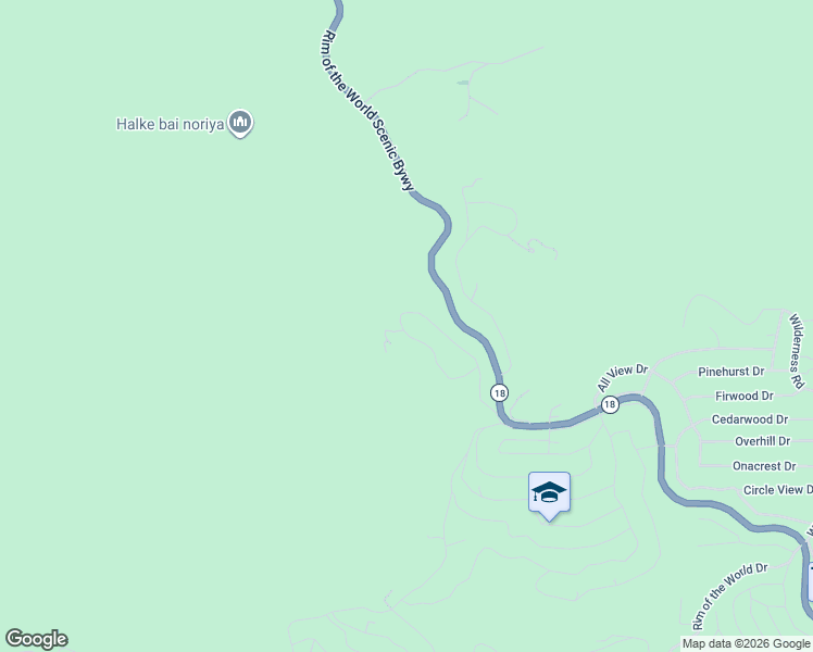 map of restaurants, bars, coffee shops, grocery stores, and more near 1935 Poplar Drive in Running Springs