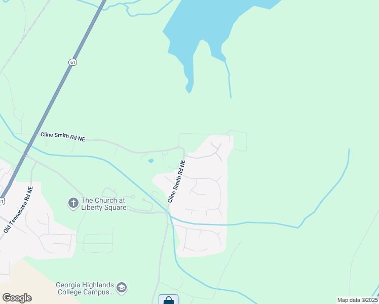 map of restaurants, bars, coffee shops, grocery stores, and more near 11 Trotters Walk Northeast in Cartersville