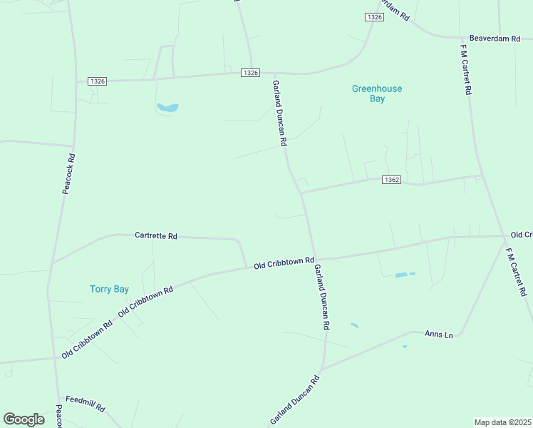 map of restaurants, bars, coffee shops, grocery stores, and more near 446 Garland Duncan Road in Chadbourn