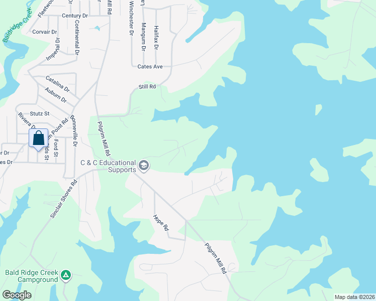 map of restaurants, bars, coffee shops, grocery stores, and more near 3730 Henderson Drive in Cumming