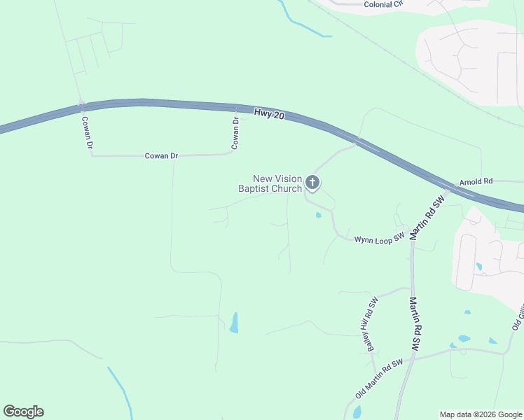 map of restaurants, bars, coffee shops, grocery stores, and more near 17 Lucille Road Southwest in Cartersville