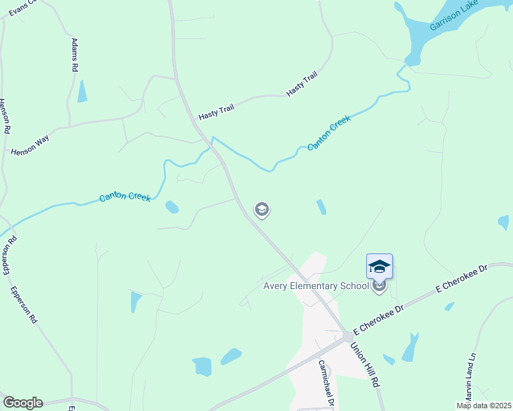 map of restaurants, bars, coffee shops, grocery stores, and more near 8132 Union Hill Road in Canton