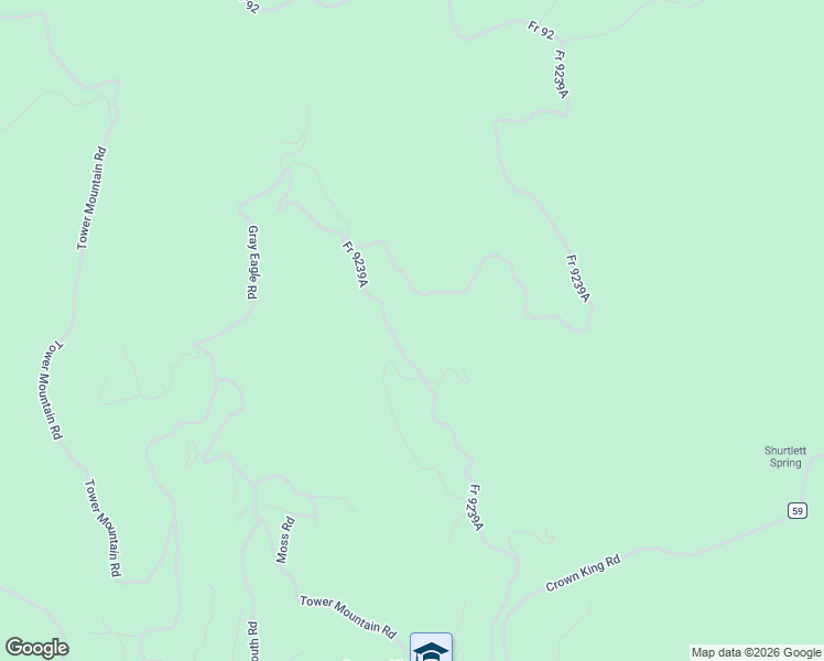 map of restaurants, bars, coffee shops, grocery stores, and more near 22769 Gladiator Mine Road in Crown King