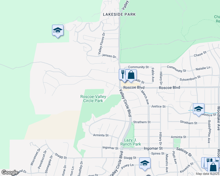 map of restaurants, bars, coffee shops, grocery stores, and more near in 