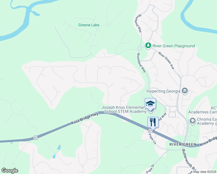 map of restaurants, bars, coffee shops, grocery stores, and more near 104 Stonegate Court in Canton