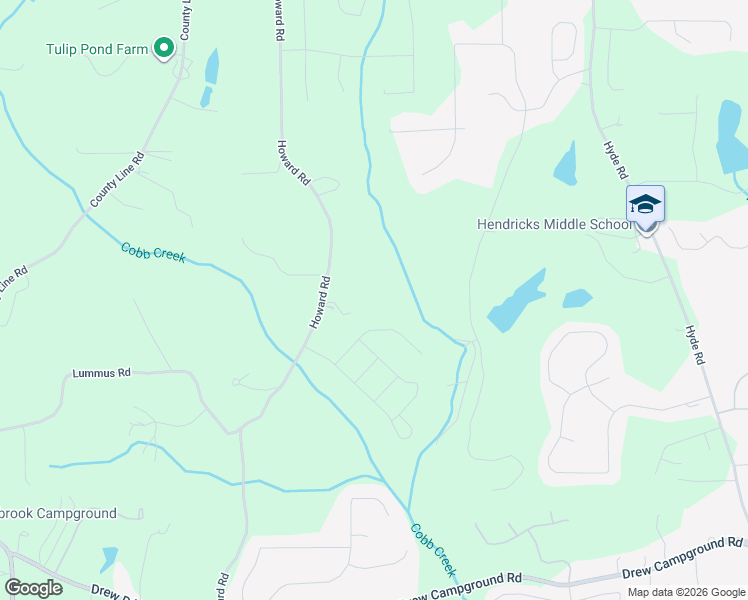 map of restaurants, bars, coffee shops, grocery stores, and more near 5090 Howard Road in Cumming